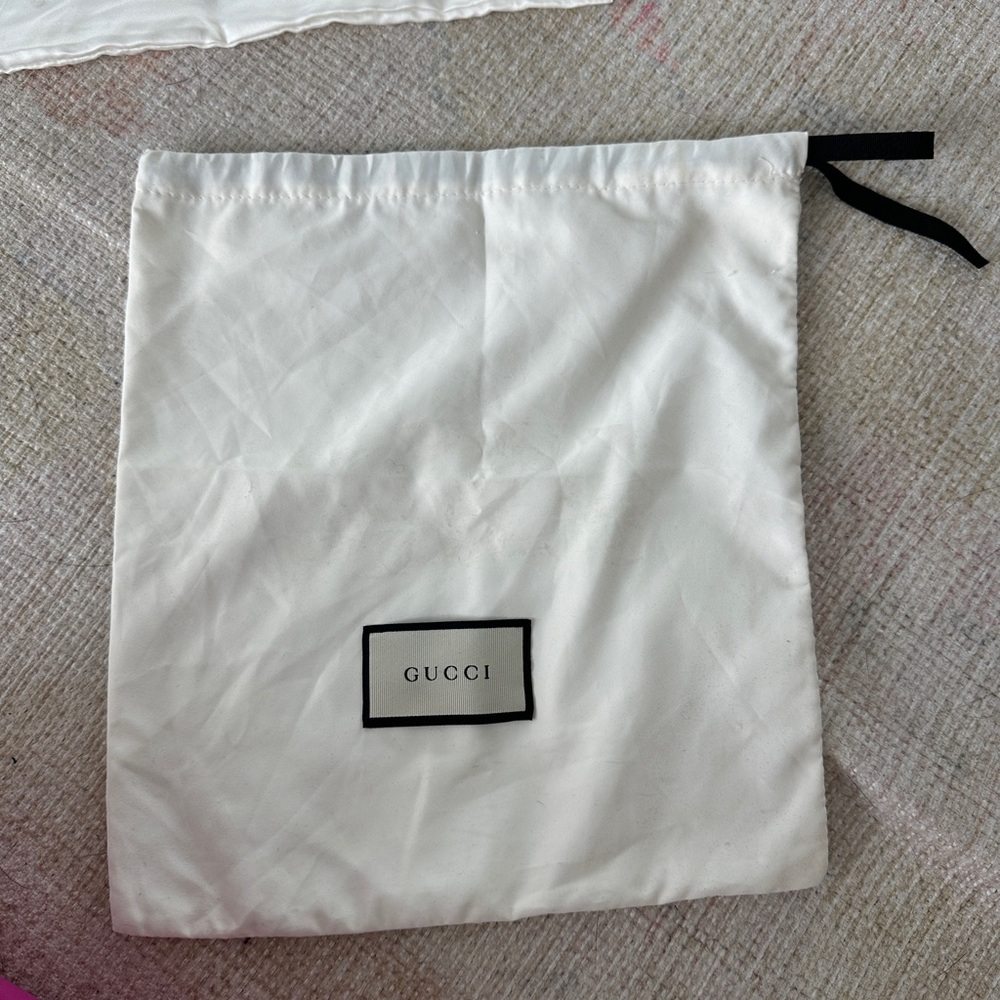 Gucci silk dust bag